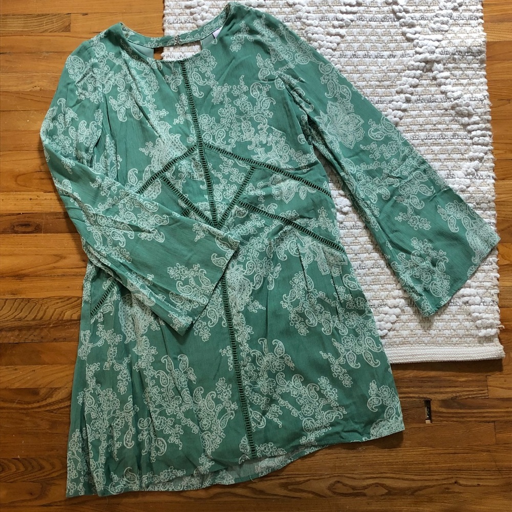 [alya] paisley boho dress